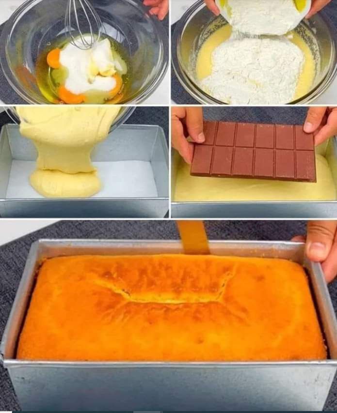 CIASTO Z NADZIENIEM CZEKOLADOWYM