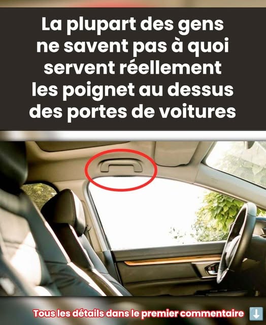 Do czego służą klamki nad drzwiami samochodu?
