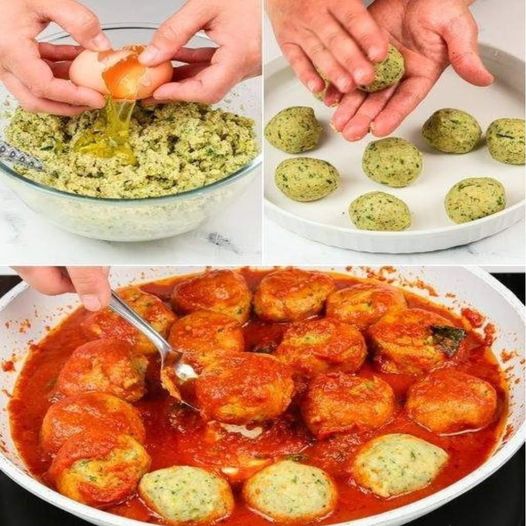 Klopsiki z cukinii: pyszny przepis na drugie danie Klopsiki z cukinii w sosie pomidorowym