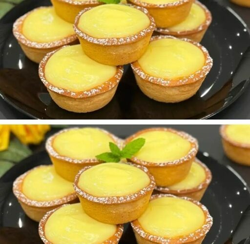 Koszyki cytrynowe, słodkie danie według babcinego przepisu! 😋Przepis w pierwszym komentarzu 😊👇