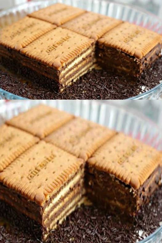 Ciasto czekoladowe z ciasteczkami, dobre wspomnienie z dzieciństwa