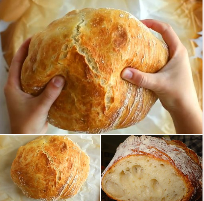 Przepis na chleb: supersmaczny i łatwy! Chrupiące na zewnątrz, miękkie w środku