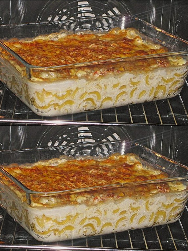 Najlepsza zapiekanka z makaronem i szynką