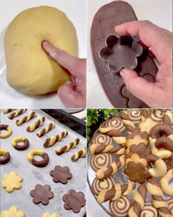 Dwukolorowe ciasteczka bez masła: przepis na pachnące i pyszne ciasteczka