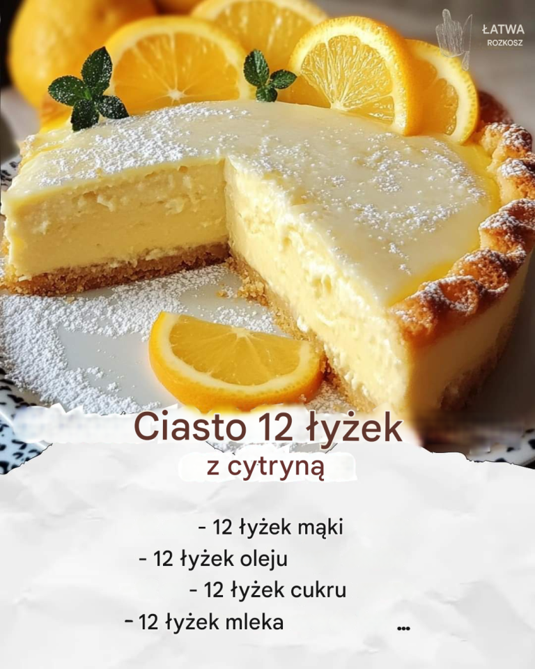 12 łyżek ciasta cytrynowego🍋🎂