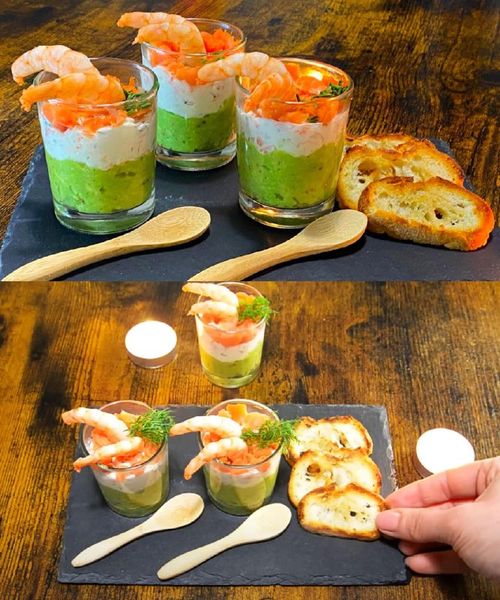 Wędzonki z łososiem i awokado