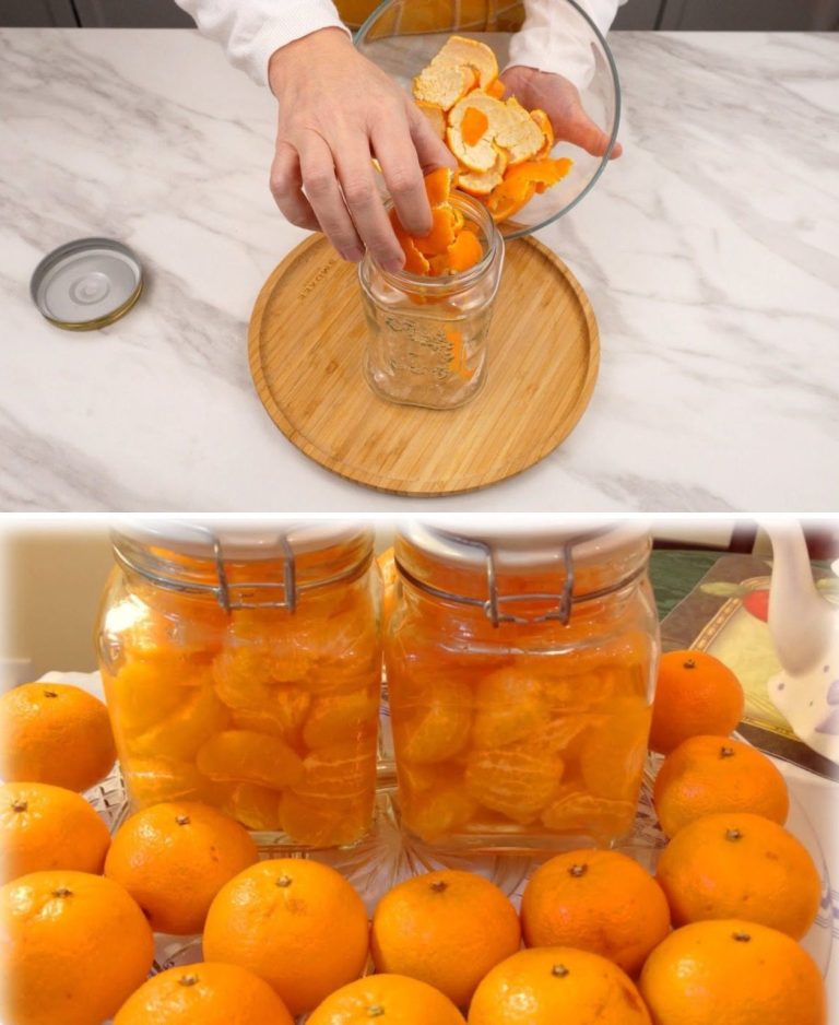 Skórki mandarynek: włóż je do szklanki z octem, a zobaczysz efekt