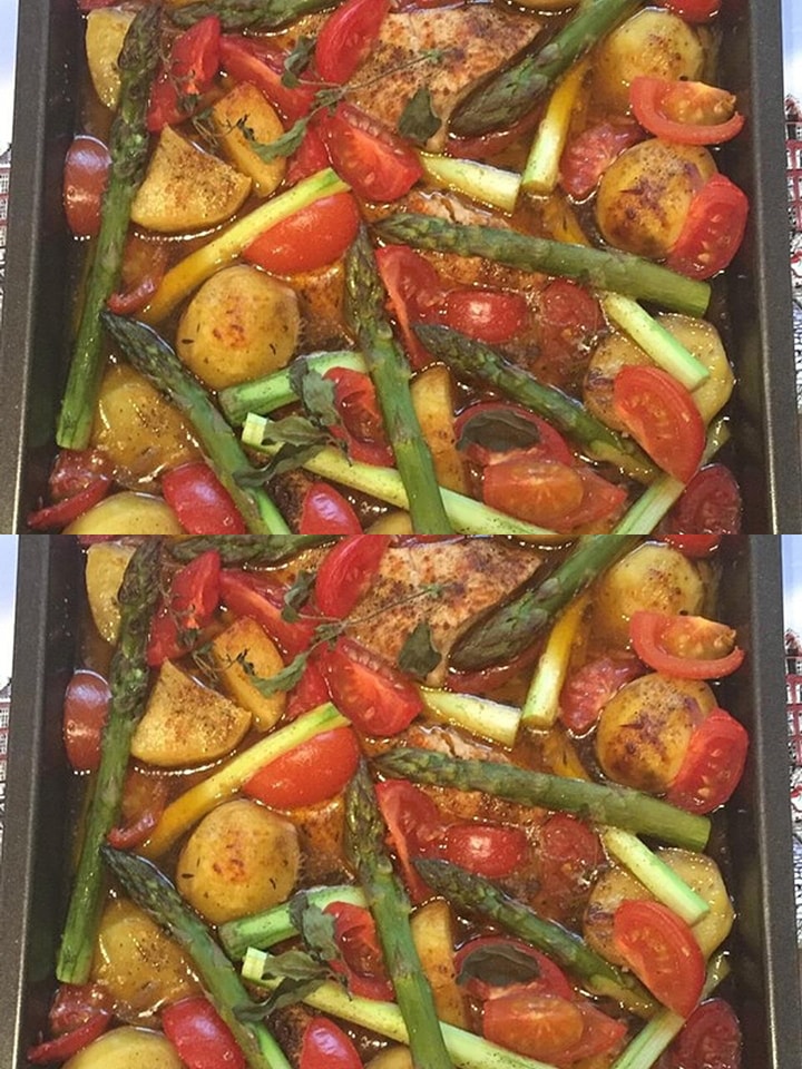 Zapiekanka z kurczakiem po toskańsku