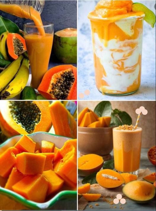 Smoothie🍃🧡 Leckerer Papaja: