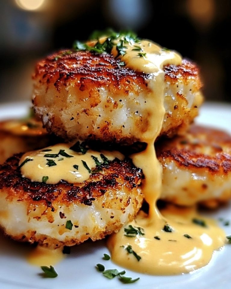 Krabowe kotleciki z zatoki Cheddar z sosem maślano-cytrynowym – nieodparta rozkosz! 🍋🧀