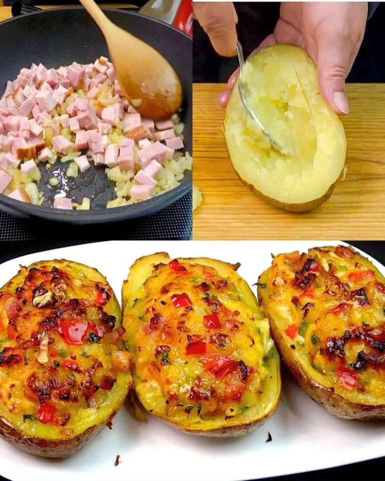 Pieczone faszerowane ziemniaki: łatwy przepis na smaczny posiłek.