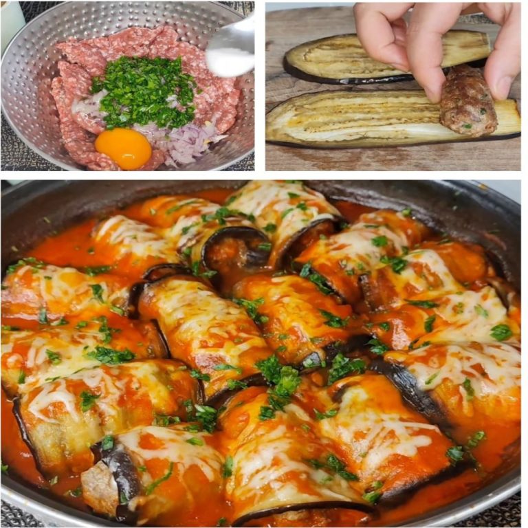 Nadziewane roladki z bakłażana: pikantne danie, którego warto spróbować