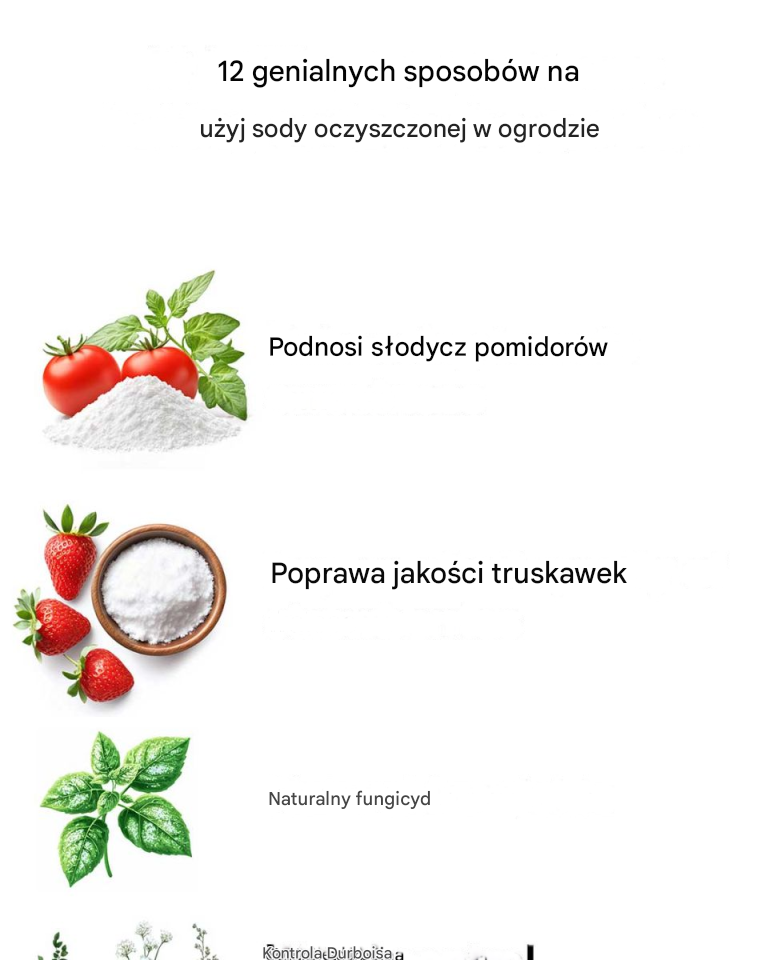 12 genialnych sposobów na wykorzystanie sody oczyszczonej w ogrodzie