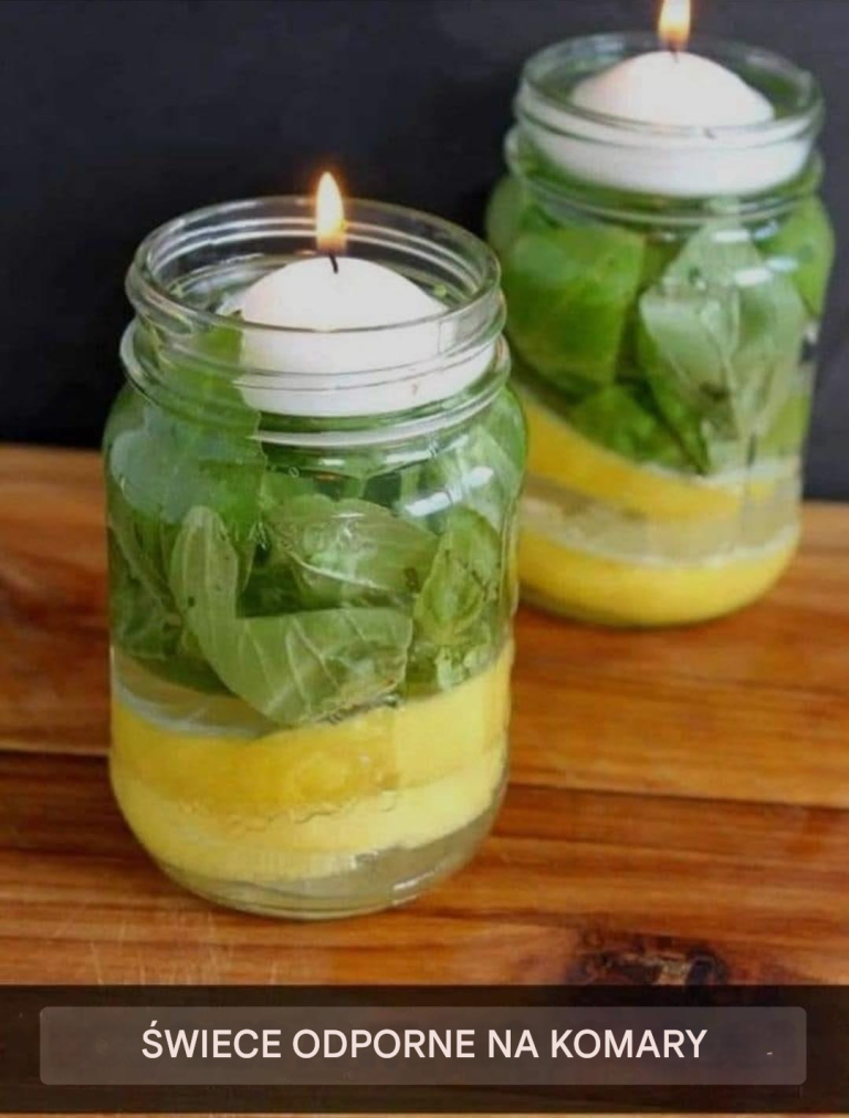 Zrób świece odstraszające komary