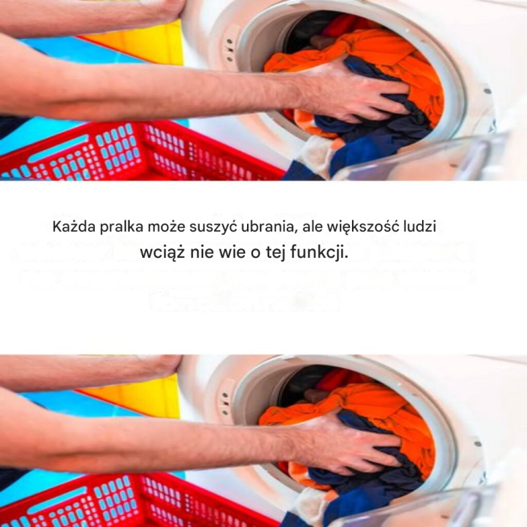 Każda pralka może suszyć ubrania, ale większość ludzi wciąż nie wie o tej funkcji.