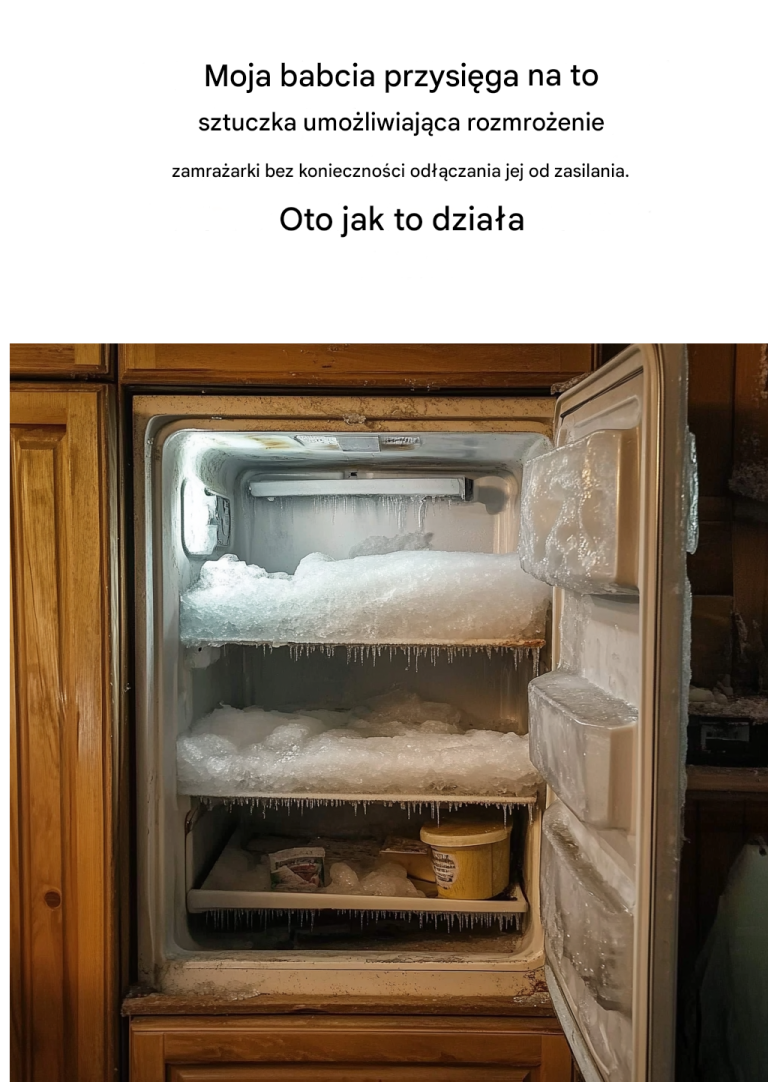 Sprytny sposób na rozmrożenie zamrażarki bez odłączania jej od zasilania