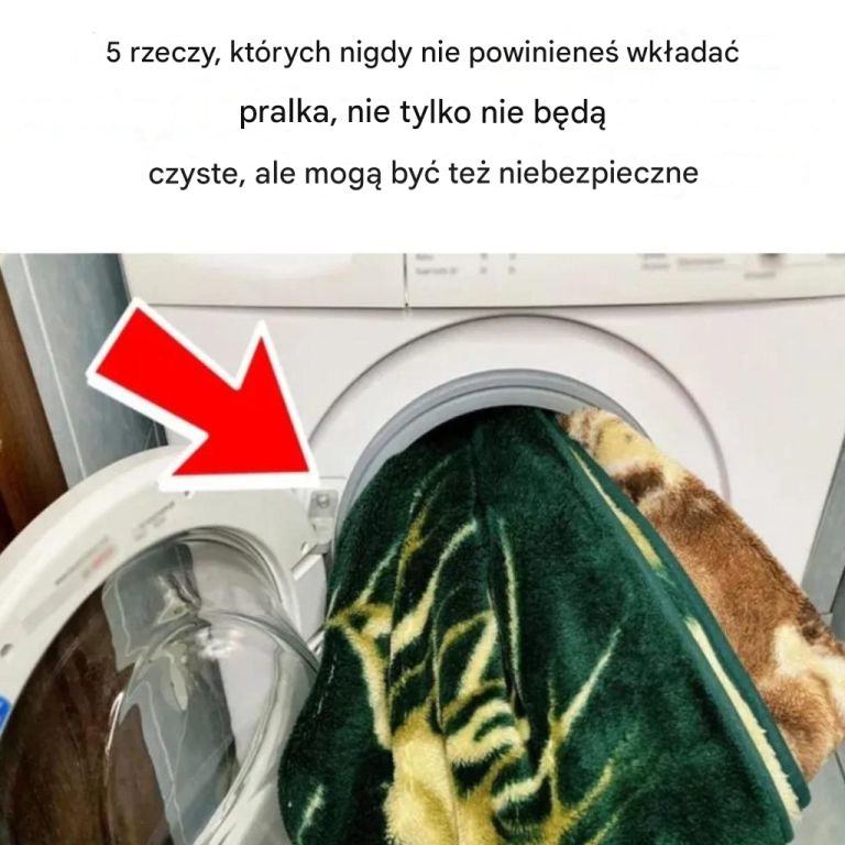 5 rzeczy, których nigdy nie należy wkładać do pralki