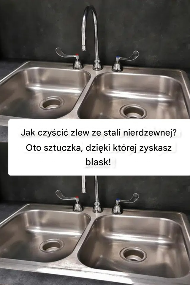 Jak czyścić zlew ze stali nierdzewnej? Oto sztuczka, dzięki której zabłyśnie!