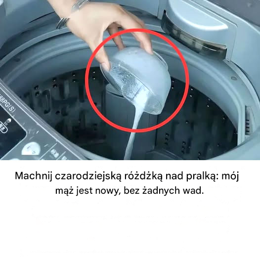 Dodaj miskę „magicznej wody” do swojej pralki
