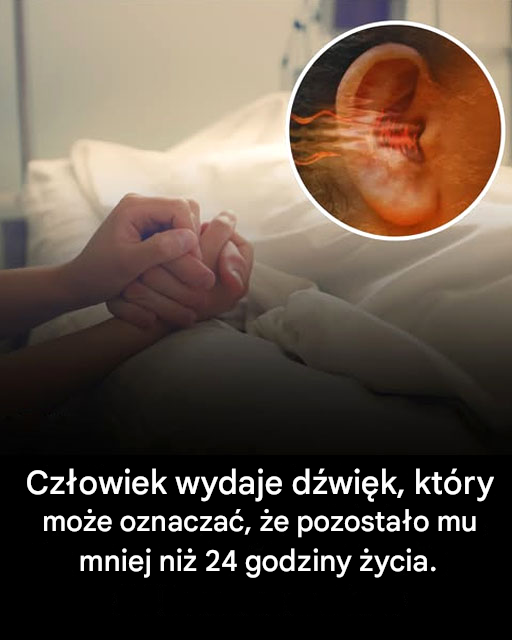 Człowiek wydaje dźwięk, który może oznaczać, że pozostało mu mniej niż 24 godziny życia.