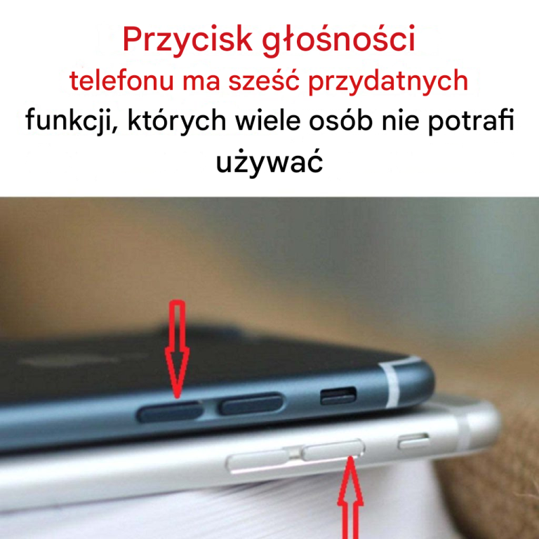 Przycisk głośności telefonu ma 6 przydatnych funkcji