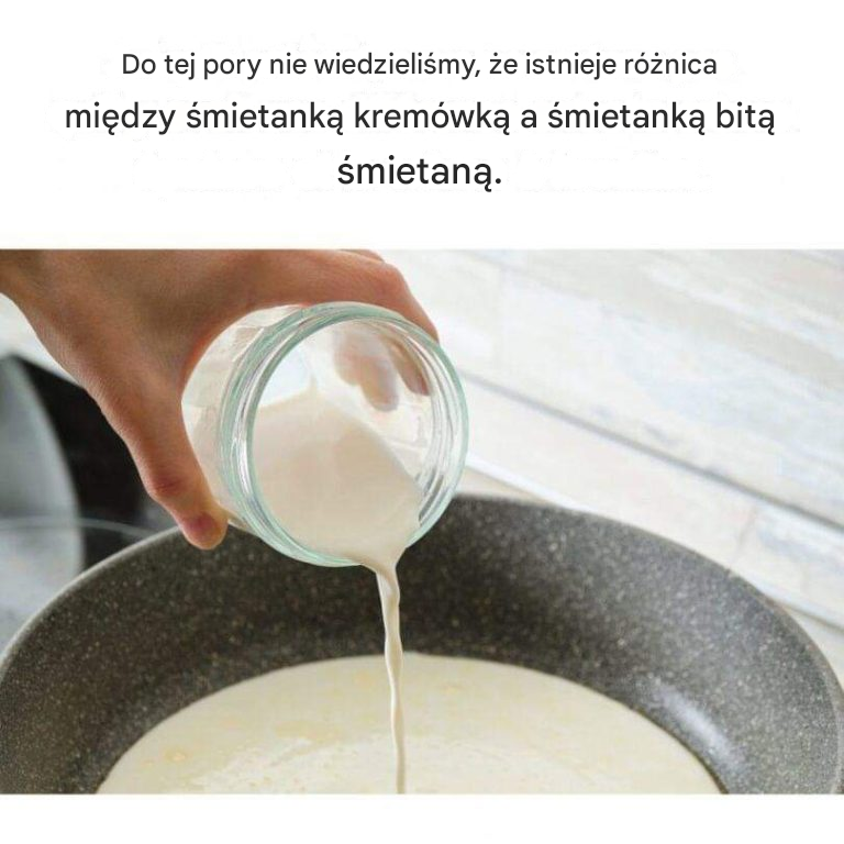 Śmietana kremówka czy śmietana kremówka: którą kupić do swojego przepisu?