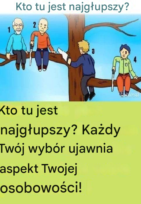 Kto tu jest najgłupszy? Każdy Twój wybór ujawnia aspekt Twojej osobowości!