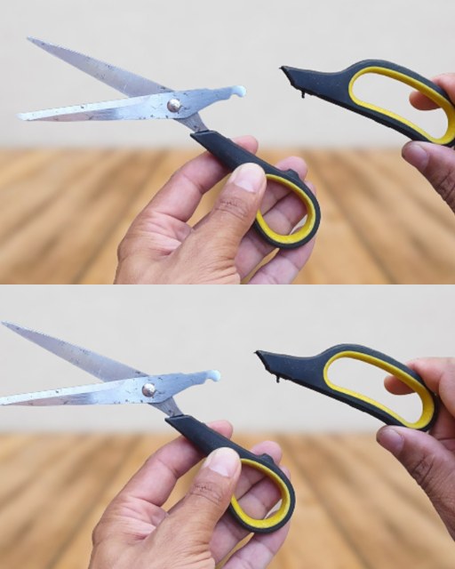 Jak naprawić nożyczki ze złamaną rączką zamiast je wyrzucać