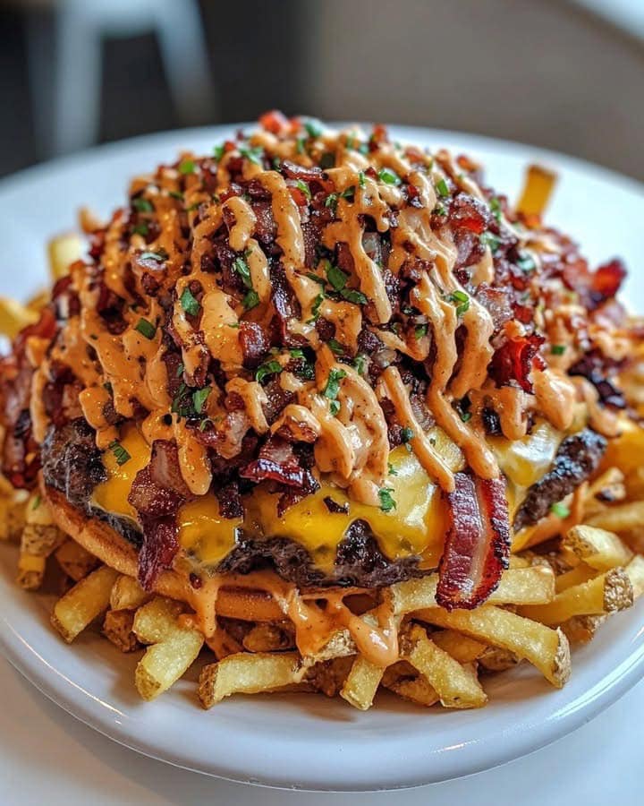 ZJEDZ TE FRYTKI NACHO Z BEKONEM I CHEESEBURGEREM O MÓJ BOŻE NIE ZGUB TEGO PRZEPISU