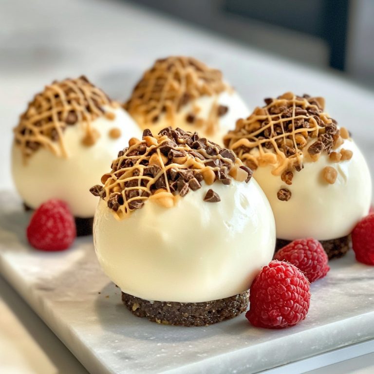 🍫✨ **Rozkoszuj się tymi kulkami sernika z białą czekoladą i malinami!**