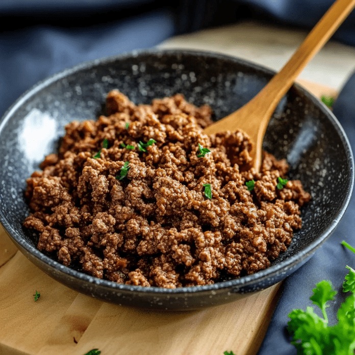 Łatwy i sycący przepis na mieloną wołowinę