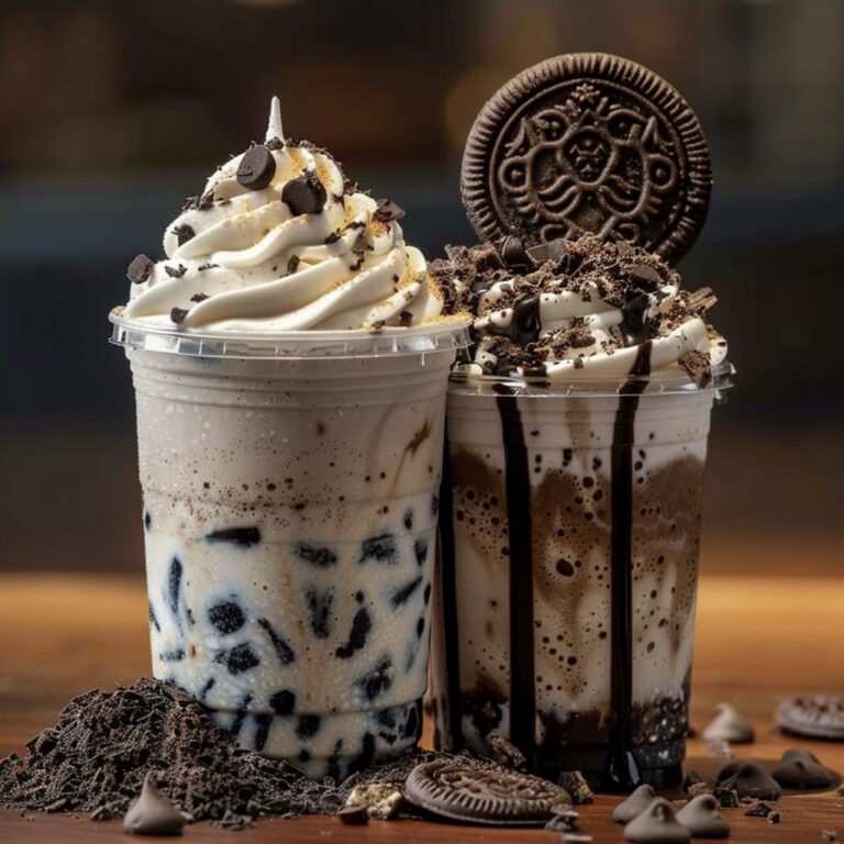 Frappuccino z ciasteczkami i śmietanką