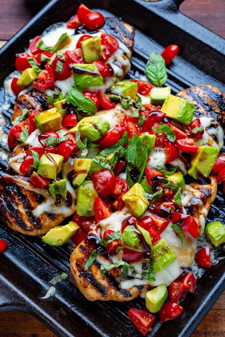 Grillowany Kurczak Balsamiczny Z Awokado
