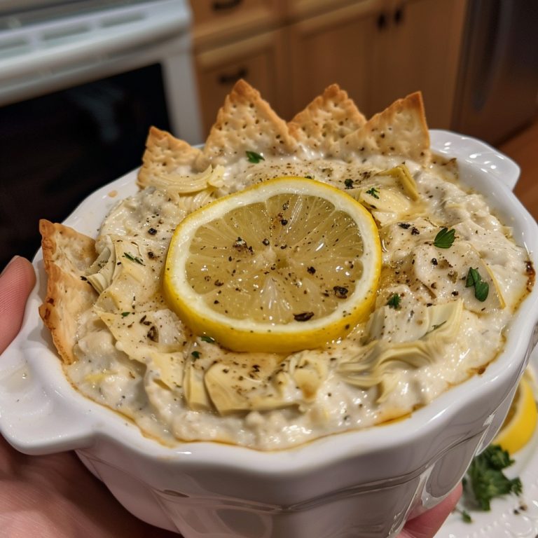 Wegański dip cytrynowo-karczochowy