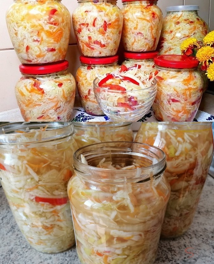 Węgierska sałatka, mogłabym ją jeść codziennie!