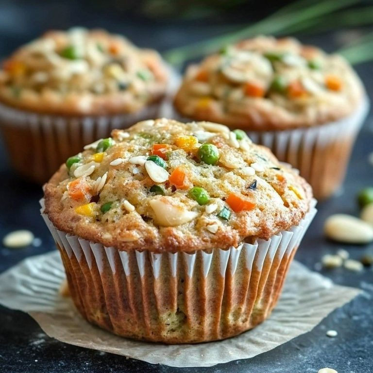 Lekkie muffiny warzywne z płatkami owsianymi