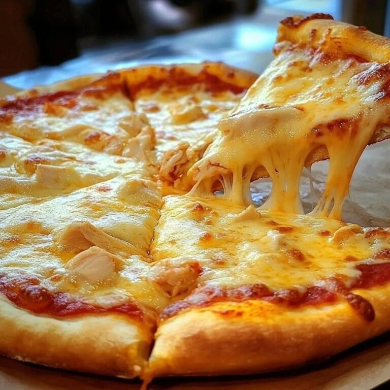 Pizza z kurczakiem i serem