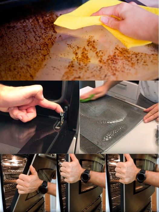 Skuteczne kroki czyszczenia przestrzeni między szybami drzwi piekarnika