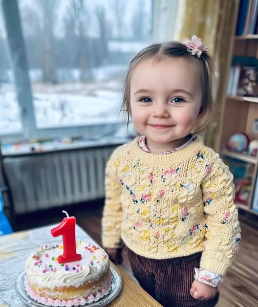 Dziś skończyłem 1 rok. 🎂 Wychowywała mnie babcia, która zrobiła mi to ciasto i jestem jej za to bardzo wdzięczna… 🎂🎂🎂🌹🌹🌹🙏🙏🙏