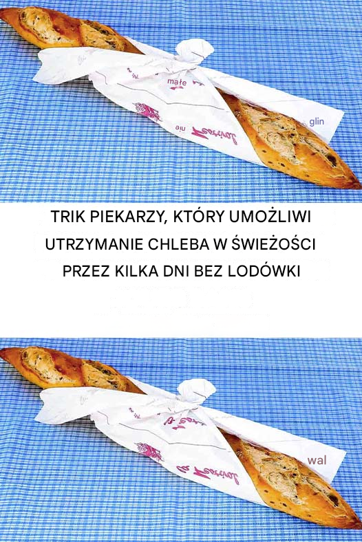 Sztuczka piekarzy, dzięki której chleb pozostanie świeży przez kilka dni bez użycia lodówki