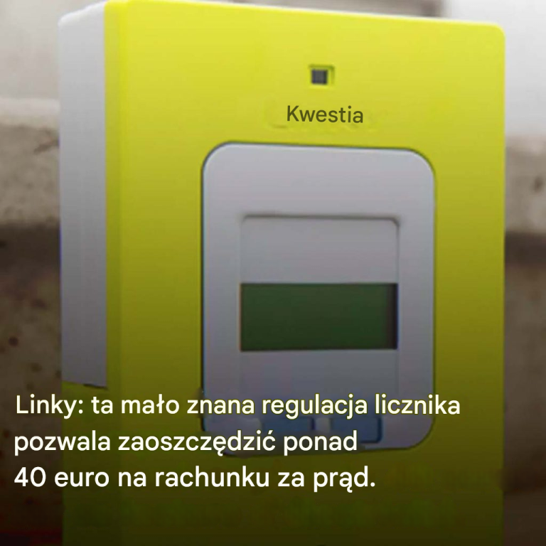 Linky: to mało znane ustawienie licznika może pozwolić zaoszczędzić ponad 40 euro na rachunku za prąd