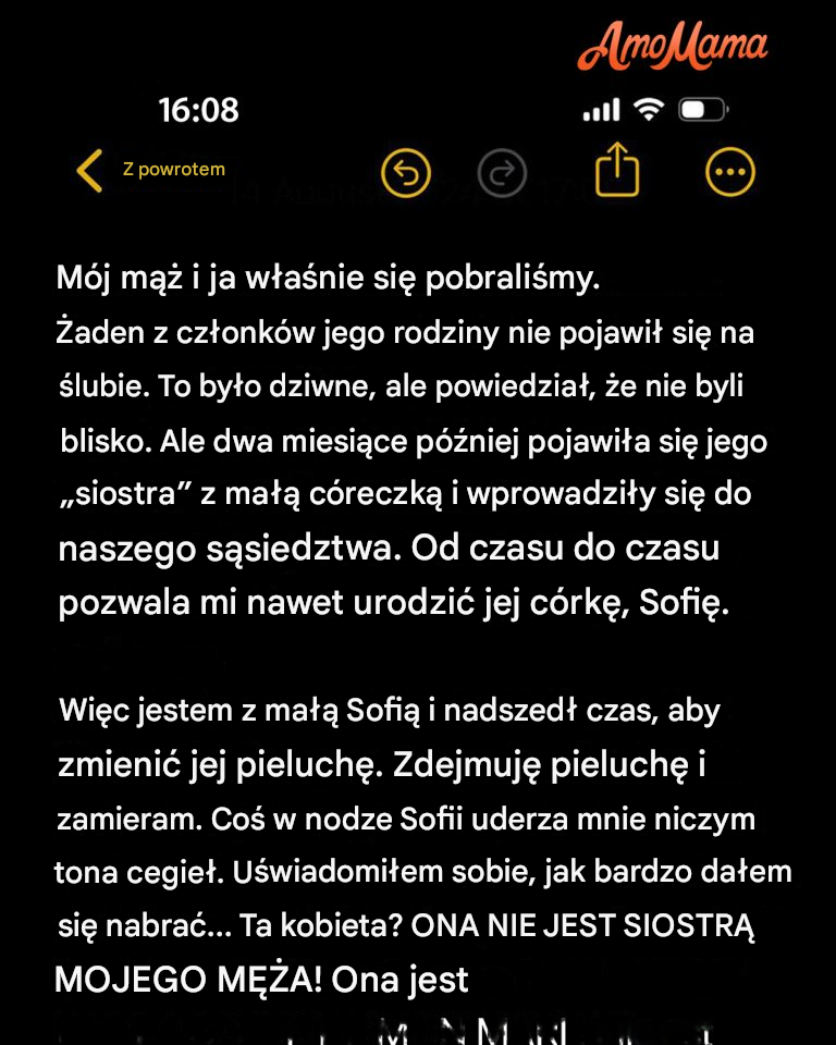 Zobaczyłam znamię na ciele mojej siostrzenicy i zrozumiałam, że mój mąż mnie zdradza - Historia dnia