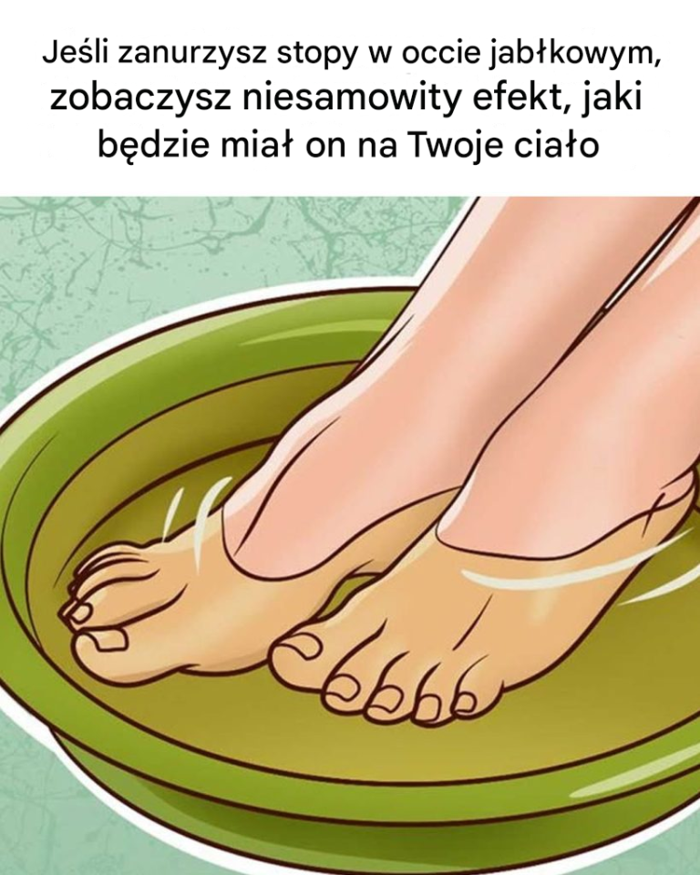 Dlaczego warto moczyć stopy w occie jabłkowym?