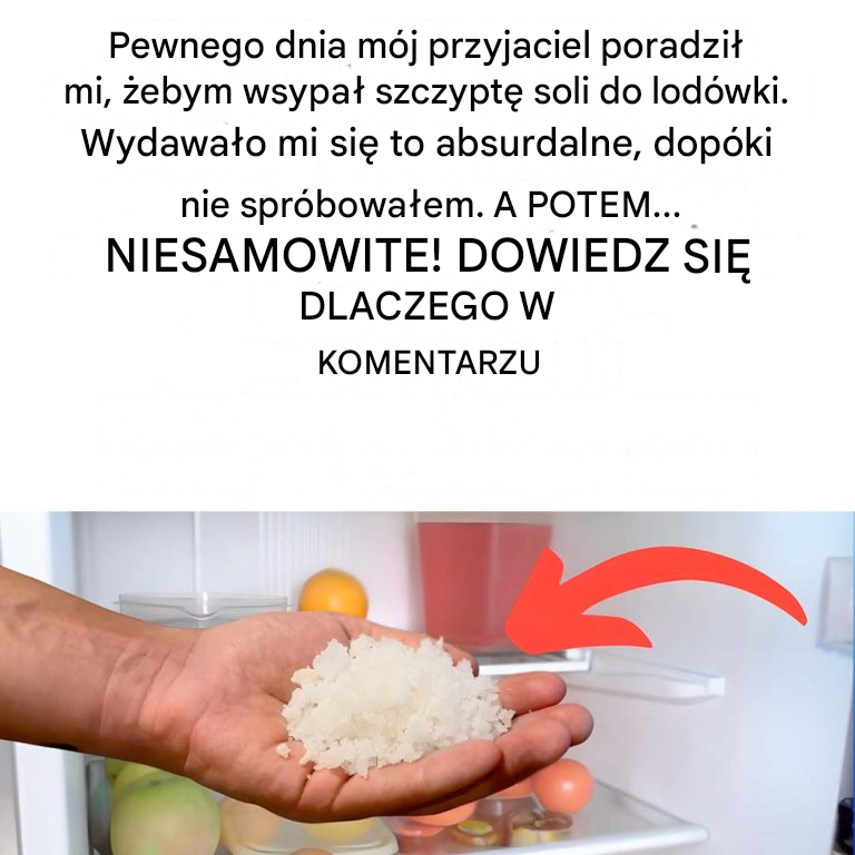 Po co wkładać sól do lodówki?