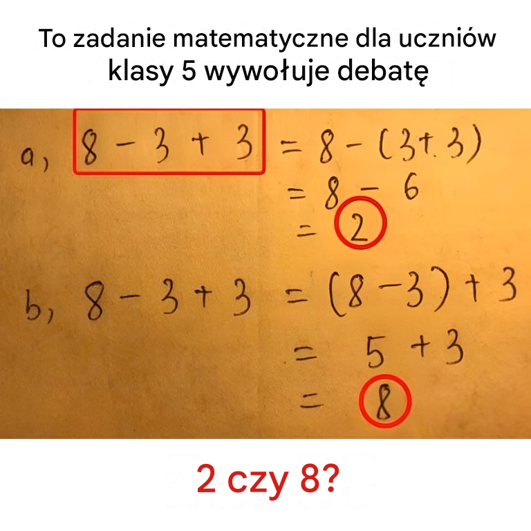 Czy potrafisz rozwiązać to zadanie matematyczne z piątej klasy?