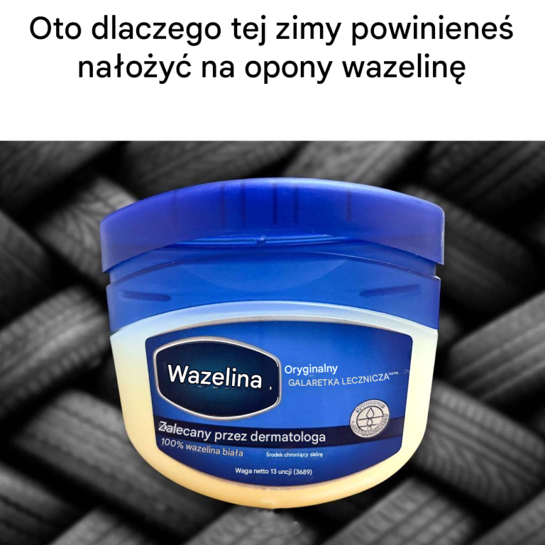 Oto dlaczego tej zimy powinieneś nałożyć na opony wazelinę