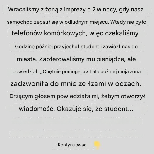 Noc, w którą uratował nas przyszły przestępca