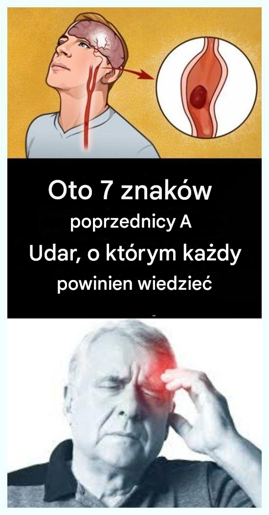 7 niesamowicie prawdziwych objawów ostrzegawczych udaru mózgu!