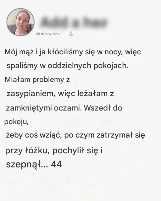 Mój mąż myślał, że śpię i wyszeptał prawdę, której wolałabym nie usłyszeć