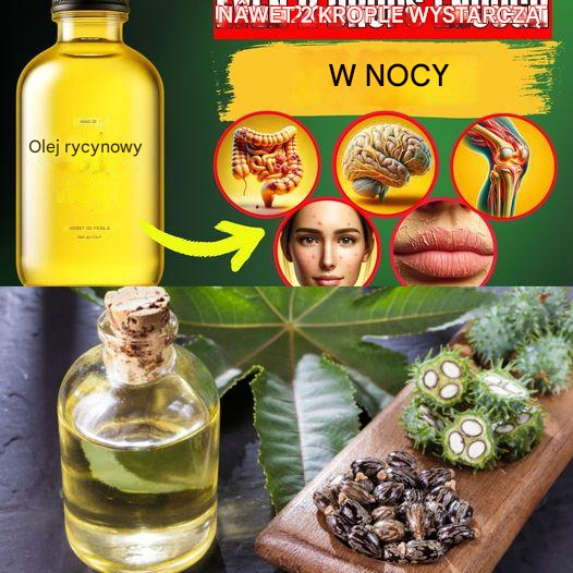 Zaskakujące korzyści oleju rycynowego przed snem